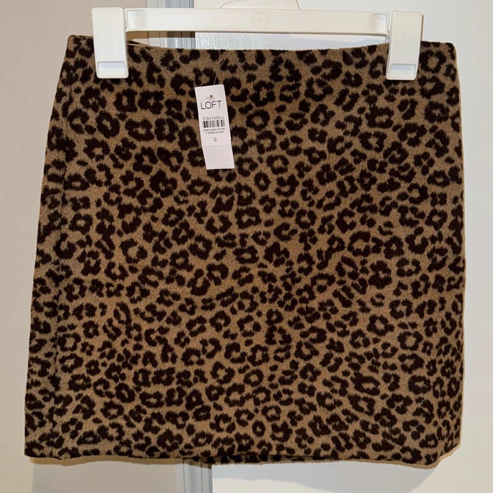 NWT Loft Cheetah Skirt